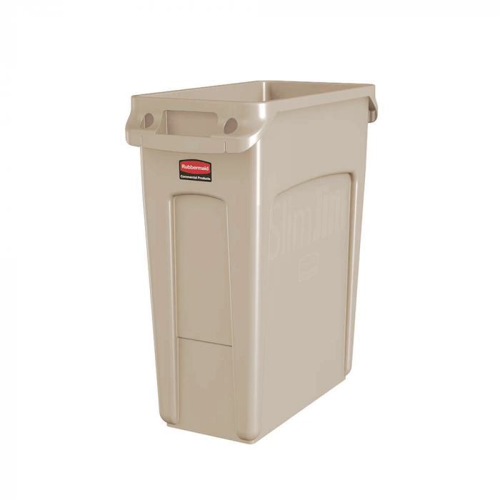 RUBBERMAID Abfallbehälter SLIM JIM 87,0 L 2 Griffe PE